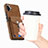 Soft Silicone Gel Leather Snap On Case Cover SD3 for Samsung Galaxy F04