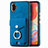 Soft Silicone Gel Leather Snap On Case Cover SD3 for Samsung Galaxy M04