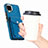 Soft Silicone Gel Leather Snap On Case Cover SD3 for Samsung Galaxy M32 4G