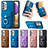 Soft Silicone Gel Leather Snap On Case Cover SD3 for Samsung Galaxy M32 5G