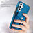 Soft Silicone Gel Leather Snap On Case Cover SD3 for Samsung Galaxy M44 5G