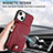 Soft Silicone Gel Leather Snap On Case Cover SD4 for Apple iPhone 13