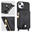 Soft Silicone Gel Leather Snap On Case Cover SD4 for Apple iPhone 14