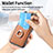Soft Silicone Gel Leather Snap On Case Cover SD4 for Apple iPhone 15 Pro