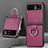 Soft Silicone Gel Leather Snap On Case Cover SD4 for Motorola Moto Razr 40 5G