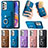 Soft Silicone Gel Leather Snap On Case Cover SD4 for Samsung Galaxy A23 5G