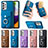 Soft Silicone Gel Leather Snap On Case Cover SD4 for Samsung Galaxy A52 5G