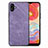 Soft Silicone Gel Leather Snap On Case Cover SD4 for Samsung Galaxy M04