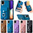 Soft Silicone Gel Leather Snap On Case Cover SD4 for Samsung Galaxy M32 4G