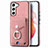 Soft Silicone Gel Leather Snap On Case Cover SD4 for Samsung Galaxy S21 FE 5G