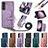 Soft Silicone Gel Leather Snap On Case Cover SD4 for Samsung Galaxy S23 Plus 5G