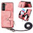 Soft Silicone Gel Leather Snap On Case Cover SD4 for Samsung Galaxy S24 5G