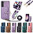 Soft Silicone Gel Leather Snap On Case Cover SD4 for Samsung Galaxy S24 5G