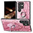 Soft Silicone Gel Leather Snap On Case Cover SD4 for Samsung Galaxy S24 Ultra 5G