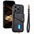 Soft Silicone Gel Leather Snap On Case Cover SD5 for Apple iPhone 13 Pro Max