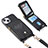 Soft Silicone Gel Leather Snap On Case Cover SD5 for Apple iPhone 14 Black
