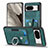 Soft Silicone Gel Leather Snap On Case Cover SD5 for Google Pixel 8 5G Green