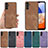 Soft Silicone Gel Leather Snap On Case Cover SD5 for Samsung Galaxy A14 4G