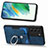 Soft Silicone Gel Leather Snap On Case Cover SD5 for Samsung Galaxy S21 FE 5G