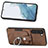 Soft Silicone Gel Leather Snap On Case Cover SD5 for Samsung Galaxy S22 Plus 5G