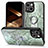 Soft Silicone Gel Leather Snap On Case Cover SD6 for Apple iPhone 15