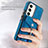 Soft Silicone Gel Leather Snap On Case Cover SD6 for Samsung Galaxy S22 Plus 5G
