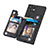 Soft Silicone Gel Leather Snap On Case Cover SD6 for Samsung Galaxy S22 Ultra 5G