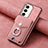 Soft Silicone Gel Leather Snap On Case Cover SD6 for Samsung Galaxy S23 Plus 5G Pink