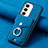 Soft Silicone Gel Leather Snap On Case Cover SD6 for Samsung Galaxy S24 5G Blue