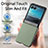 Soft Silicone Gel Leather Snap On Case Cover SD7 for Motorola Moto Razr 40 Ultra 5G