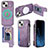 Soft Silicone Gel Leather Snap On Case Cover SD8 for Apple iPhone 14 Plus