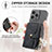 Soft Silicone Gel Leather Snap On Case Cover SD8 for Apple iPhone 14 Pro