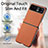 Soft Silicone Gel Leather Snap On Case Cover SD8 for Motorola Moto Razr 40 5G