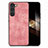 Soft Silicone Gel Leather Snap On Case Cover SD8 for Samsung Galaxy S24 5G Clove Purple