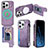 Soft Silicone Gel Leather Snap On Case Cover SD9 for Apple iPhone 13 Pro Max