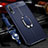 Soft Silicone Gel Leather Snap On Case Cover with Magnetic Finger Ring Stand for Huawei P Smart Z (2019)