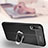 Soft Silicone Gel Leather Snap On Case Cover with Magnetic Finger Ring Stand for Huawei P Smart Z (2019)