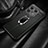 Soft Silicone Gel Leather Snap On Case Cover with Magnetic Finger Ring Stand for OnePlus 10 Pro 5G