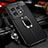 Soft Silicone Gel Leather Snap On Case Cover with Magnetic Finger Ring Stand for OnePlus 11 5G