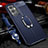 Soft Silicone Gel Leather Snap On Case Cover with Magnetic Finger Ring Stand for OnePlus 9 Pro 5G