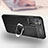 Soft Silicone Gel Leather Snap On Case Cover with Magnetic Finger Ring Stand for OnePlus 9 Pro 5G