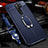 Soft Silicone Gel Leather Snap On Case Cover with Magnetic Finger Ring Stand for Oppo A11