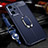 Soft Silicone Gel Leather Snap On Case Cover with Magnetic Finger Ring Stand for Realme GT Neo 3T 5G