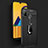 Soft Silicone Gel Leather Snap On Case Cover with Magnetic Finger Ring Stand for Samsung Galaxy M21