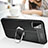 Soft Silicone Gel Leather Snap On Case Cover with Magnetic Finger Ring Stand for Samsung Galaxy M40S