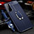 Soft Silicone Gel Leather Snap On Case Cover with Magnetic Finger Ring Stand for Samsung Galaxy S24 5G