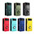 Soft Silicone Gel Leather Snap On Case Cover with Magnetic Finger Ring Stand for Samsung Galaxy Z Flip3 5G