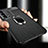 Soft Silicone Gel Leather Snap On Case Cover with Magnetic Finger Ring Stand for Vivo iQOO Z5 5G