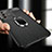 Soft Silicone Gel Leather Snap On Case Cover with Magnetic Finger Ring Stand for Vivo V23 Pro 5G