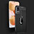 Soft Silicone Gel Leather Snap On Case Cover with Magnetic Finger Ring Stand for Xiaomi Civi 1S 5G